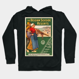 Belgian Seaside Resorts Vintage Poster 1910 Hoodie